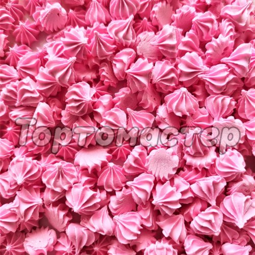Сахарное украшение мини-безе Розовый 50 г 22415