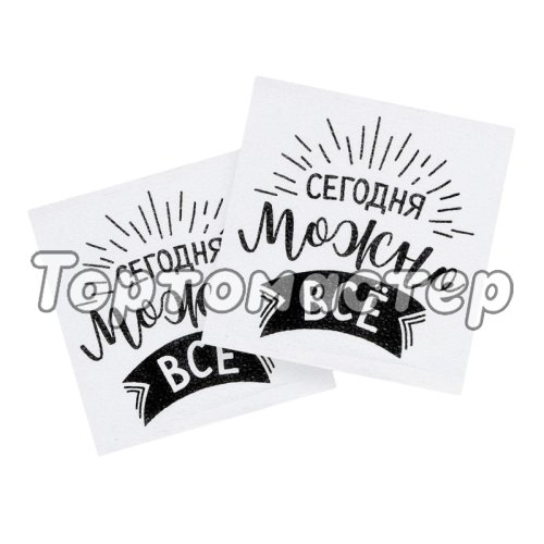 Салфетки бумажные "Сегодня можно всё" 20 шт 5067336