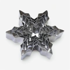 Вырубка металлическая "Снежинка" 5 шт ВР-6