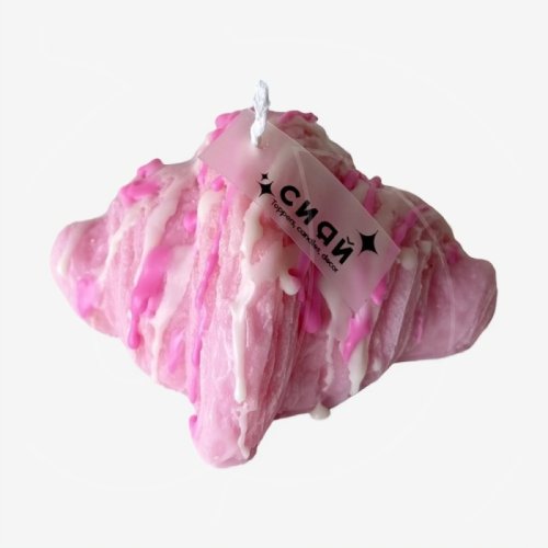 Свеча интерьерная "Круассан тюльпан" 