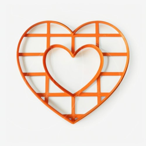 Форма для торта "Двойное сердце" 25 см LC-00010107	