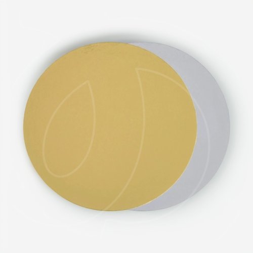 Подложка под торт Золото/Серебро 0,8 мм 14 см 