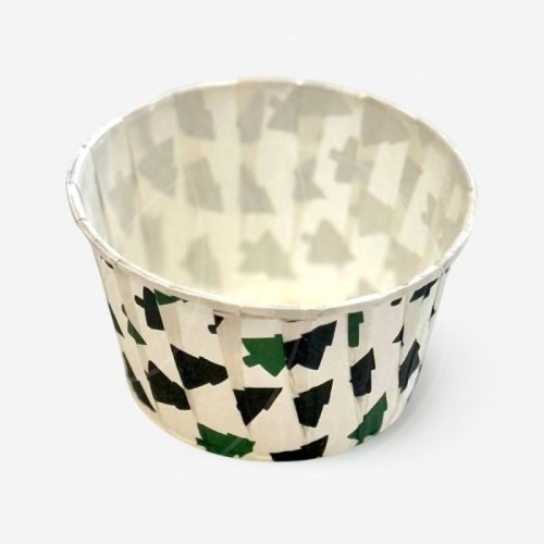 Капсула бумажная с ламинацией "Ёлочки" D50 H40 1 шт 			