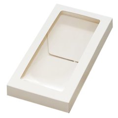 Коробка для плитки шоколада с большим окошком Ш0007