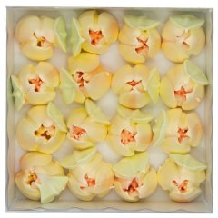Украшение кондитерское сахарное безе "Тюльпаны жёлтые" 60 г ТК003