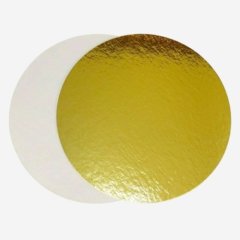 Подложка под торт Золото/Белая 3 мм 42 см 