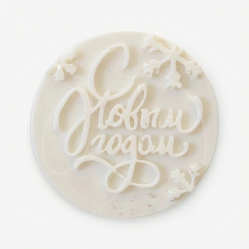 Фигурка из шоколадной глазури "С Новым годом" ФГ148