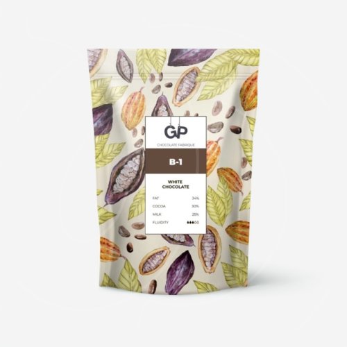 Шоколад белый GP "Б-1" 34% 1 кг Б-1