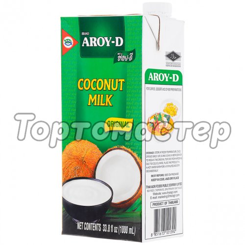 Кокосовое молоко AROY-D 1 л 