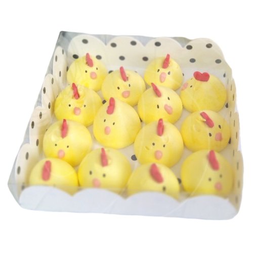 Украшение кондитерское сахарное безе "Цыплята" 60 г БФК01