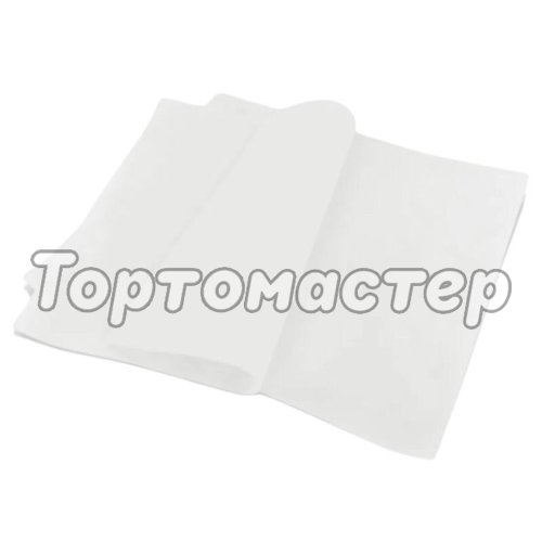 Бумага парафинированная для бенто-торта Белая 20х30 см 25 шт