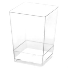 Креманка пластиковая Квадрат 195 мл 25 шт 1010