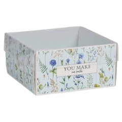 Коробка для бенто-торта Растения 12х6х11,5 см 5080456