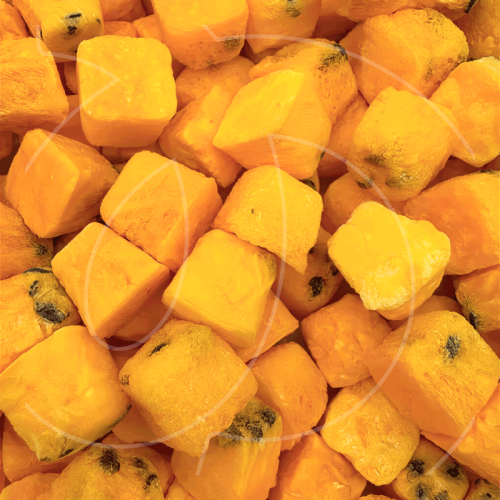 Маракуйя сублимированная Кубики 10-15 мм 100 г 