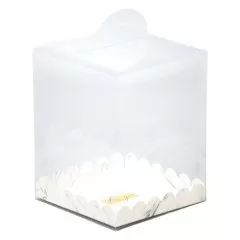 Коробка для шоколадной фигурки/кулича "Мрамор" 14х14х18 см 9302474