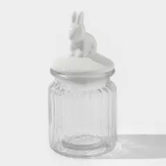 Банка стеклянная с керамической крышкой "Зайка" 230 мл 5287712